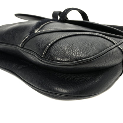 Christian Dior Calfskin Double Saddle Bag Black 10 of 10
