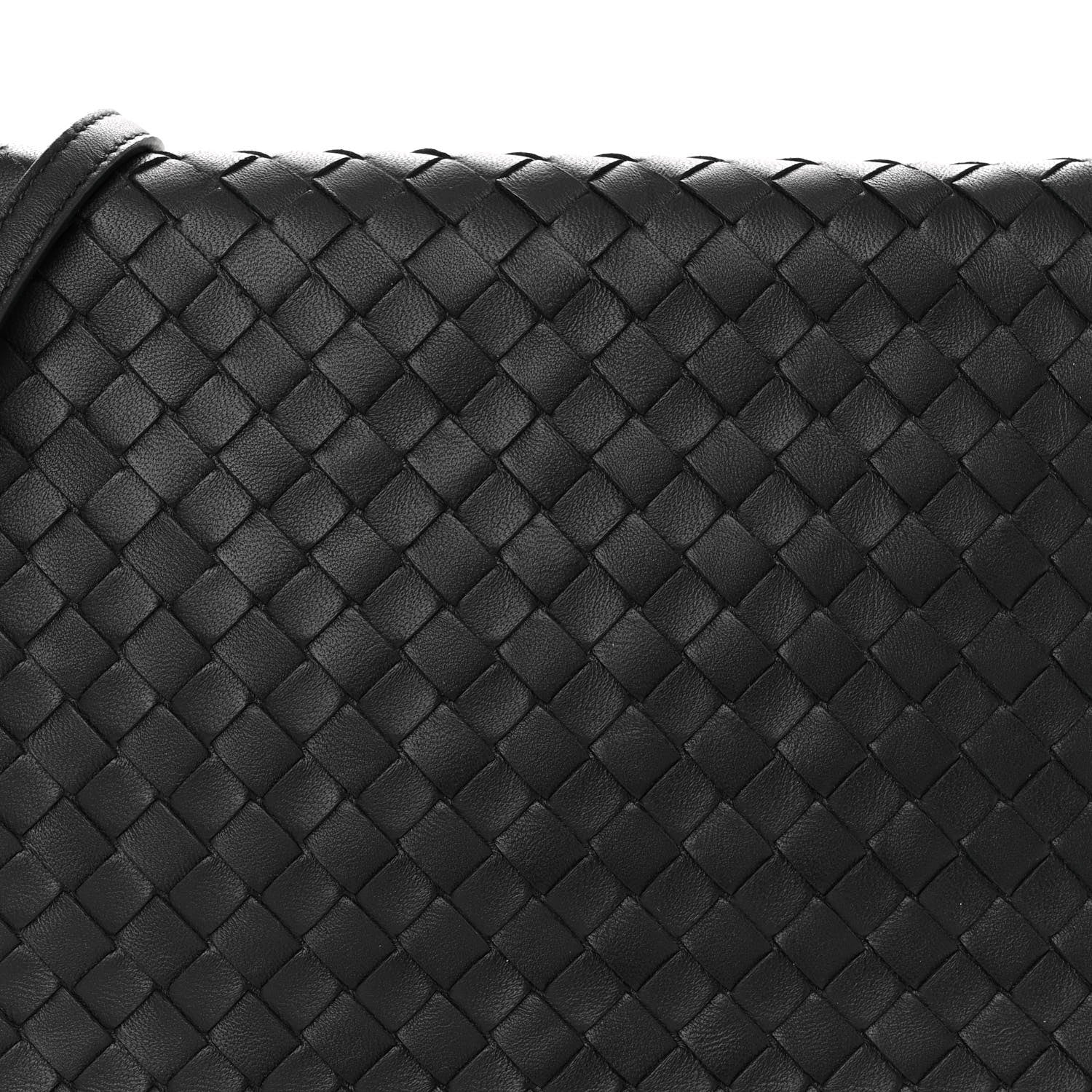 Bottega Veneta Nappa Intrecciato Crossbody Messenger Flap Black 7 of 10