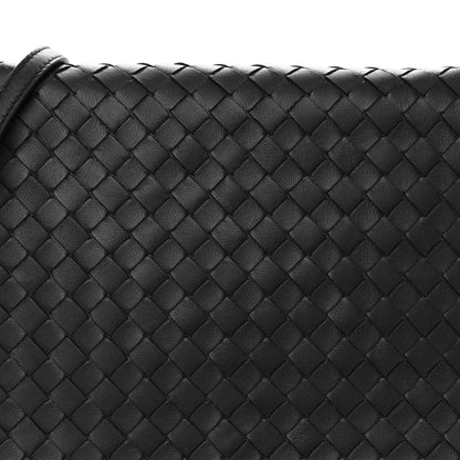 Bottega Veneta Nappa Intrecciato Crossbody Messenger Flap Black 7 of 10