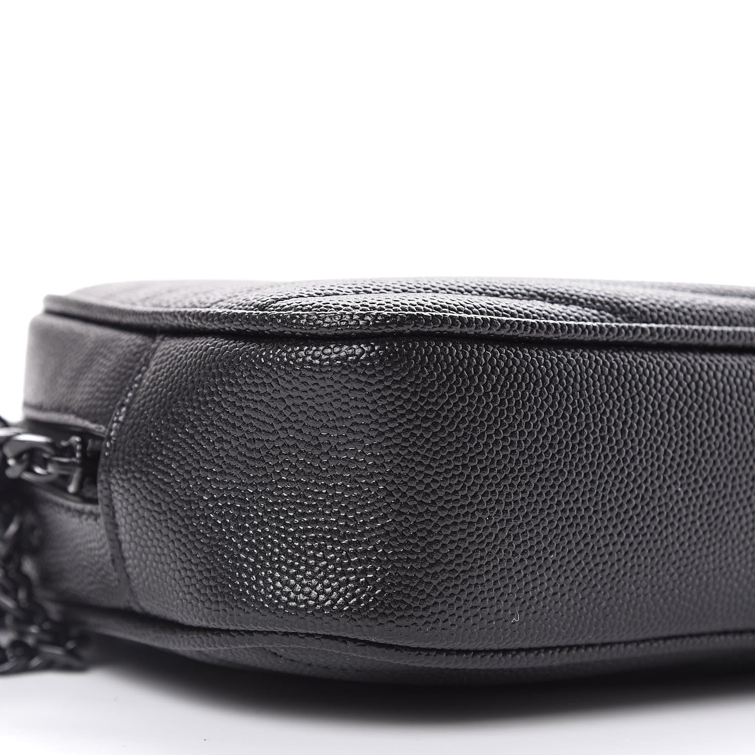 Saint Laurent Grain De Poudre Matelasse Monogram Mini Lou Camera Bag Black 8 of 11