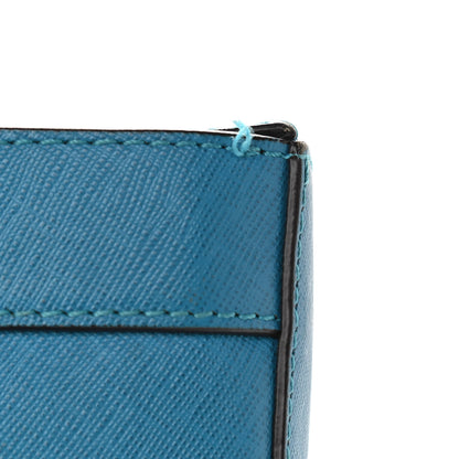MCM Saffiano Crossbody Bag Blue 14 of 16