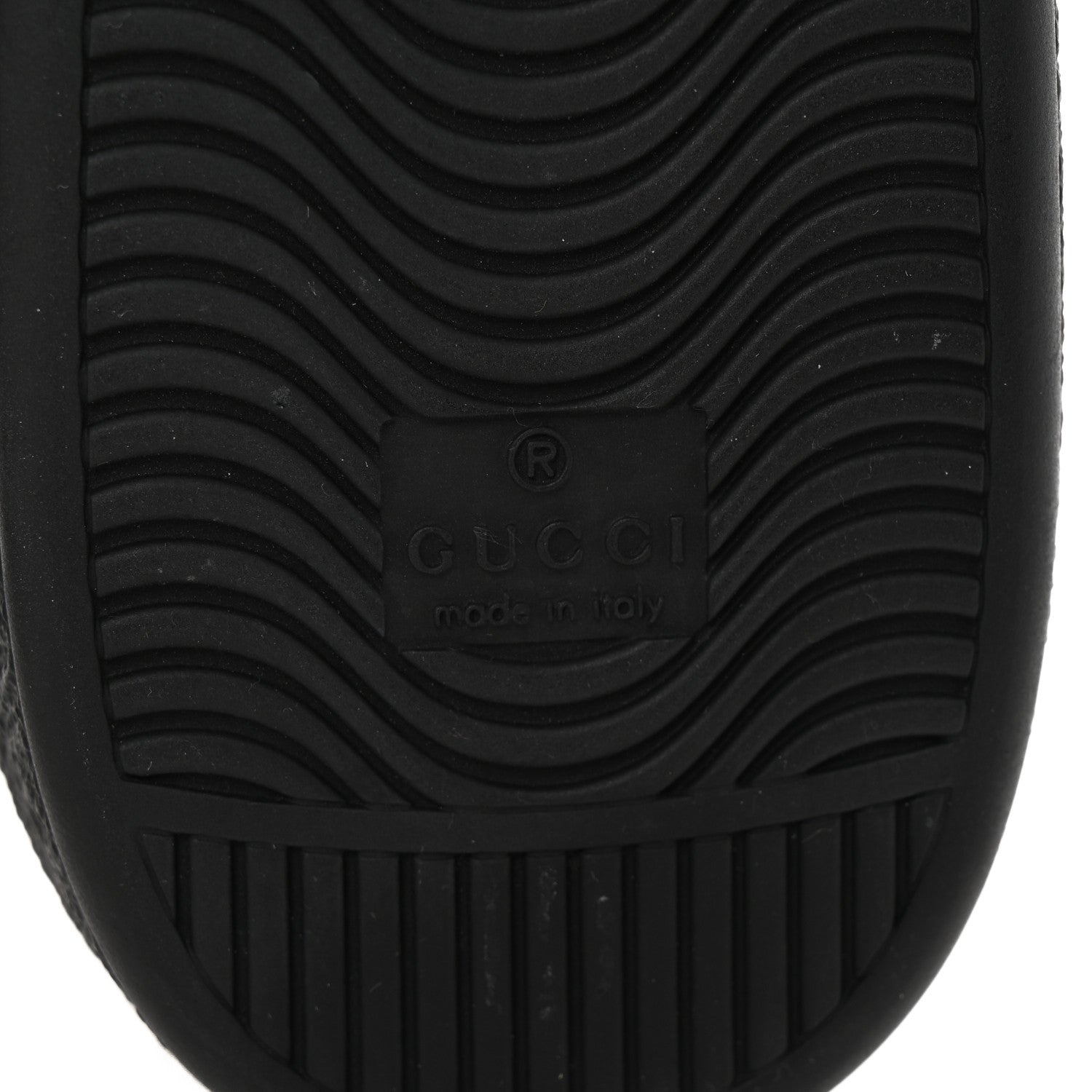 Gucci Calfskin GG Tennis Embossed Mens Ace Sneakers 11 Black 7 of 11