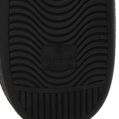 Gucci Calfskin GG Tennis Embossed Mens Ace Sneakers 11 Black 7 of 11