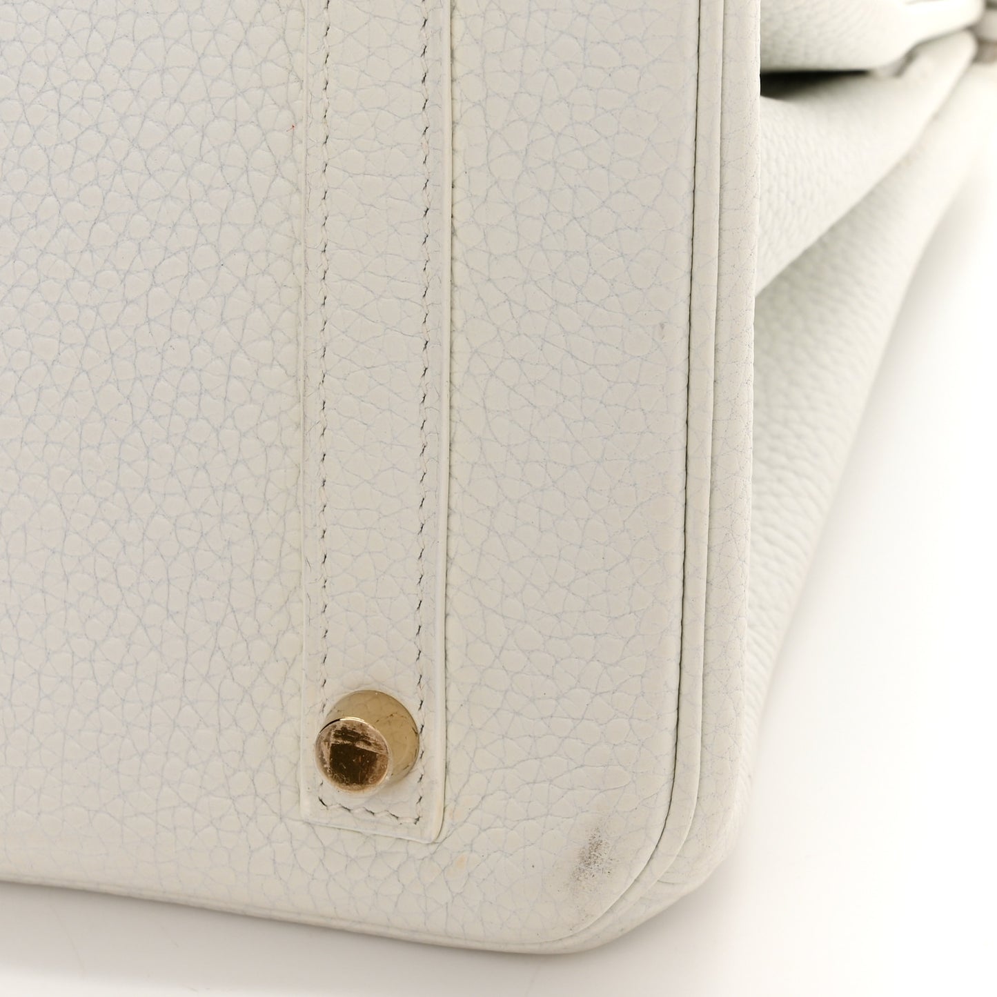 Taurillon Clemence Birkin 30 White