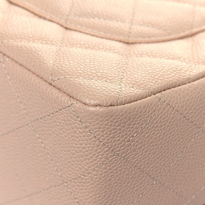 Chanel Caviar Quilted Jumbo Single Flap Beige Clair 12 of 13