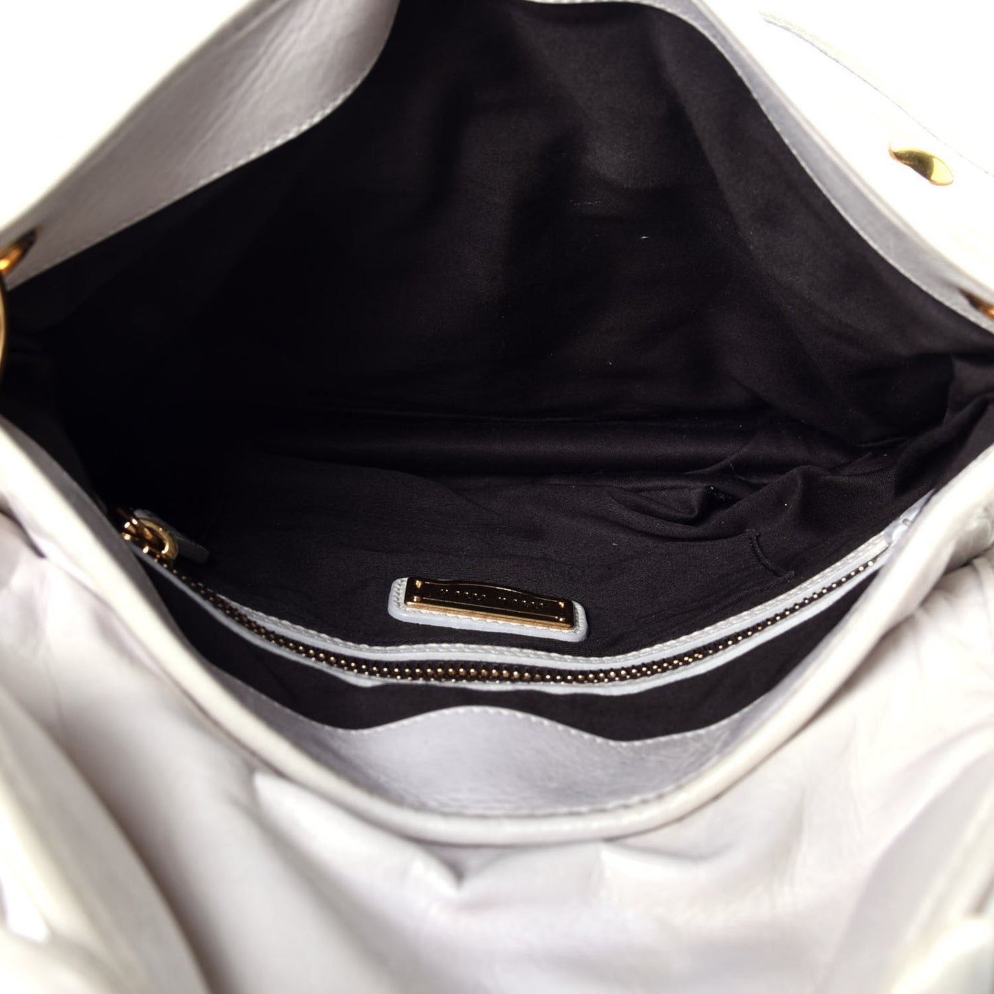 Nappa Matelasse Coffer Hobo Bianco