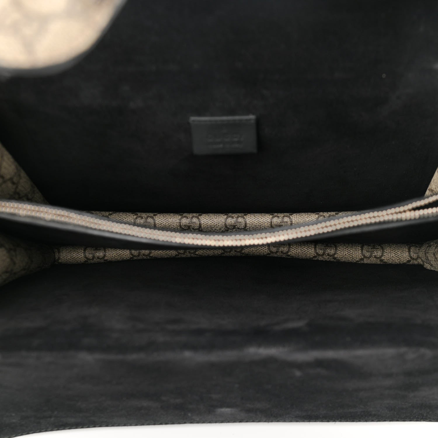 Gucci GG Supreme Monogram Medium Dionysus Shoulder Bag Black 7 of 11