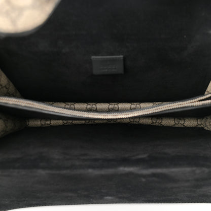 Gucci GG Supreme Monogram Medium Dionysus Shoulder Bag Black 7 of 11