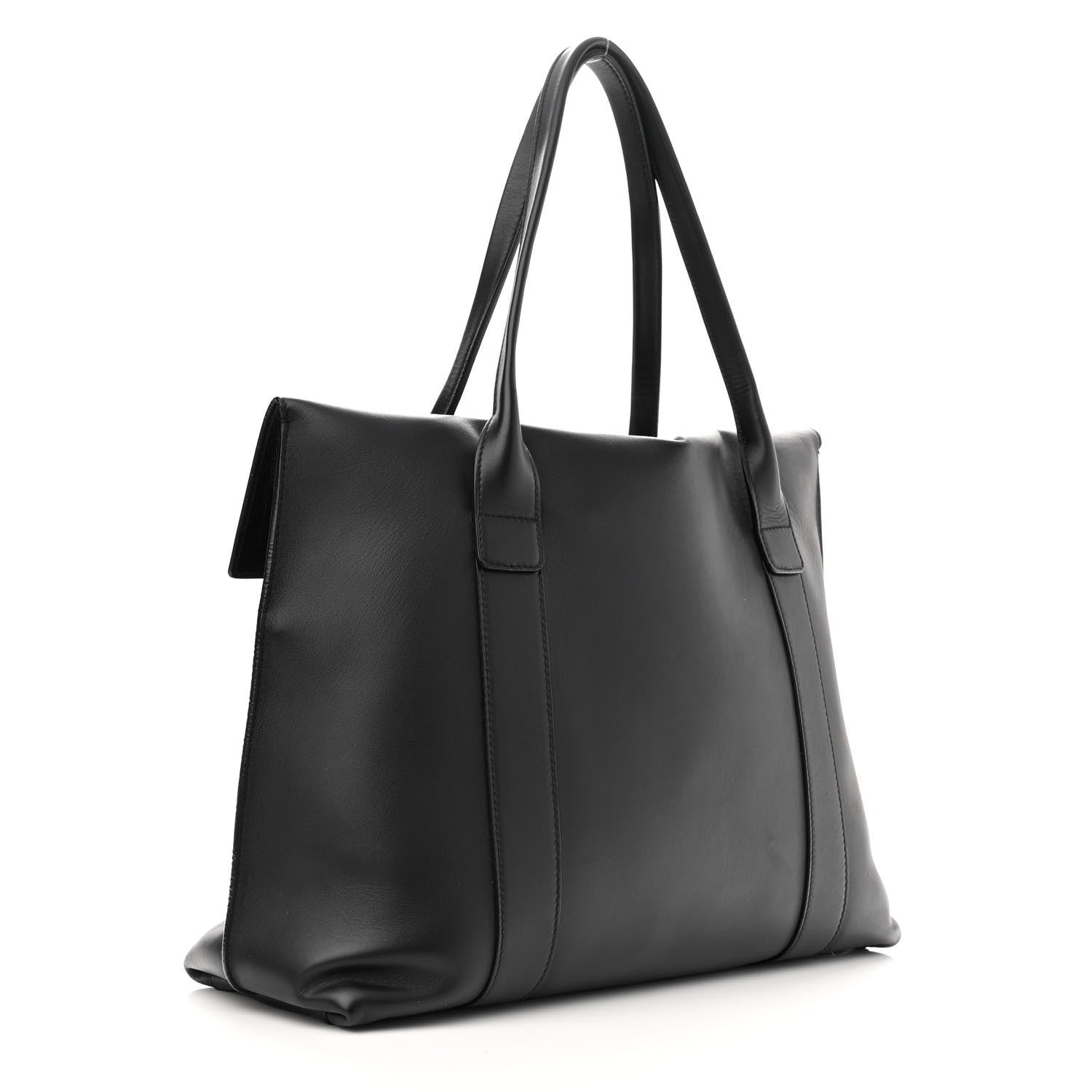 Salvatore Ferragamo Calfskin Large Sookie Satchel Black 4 of 21