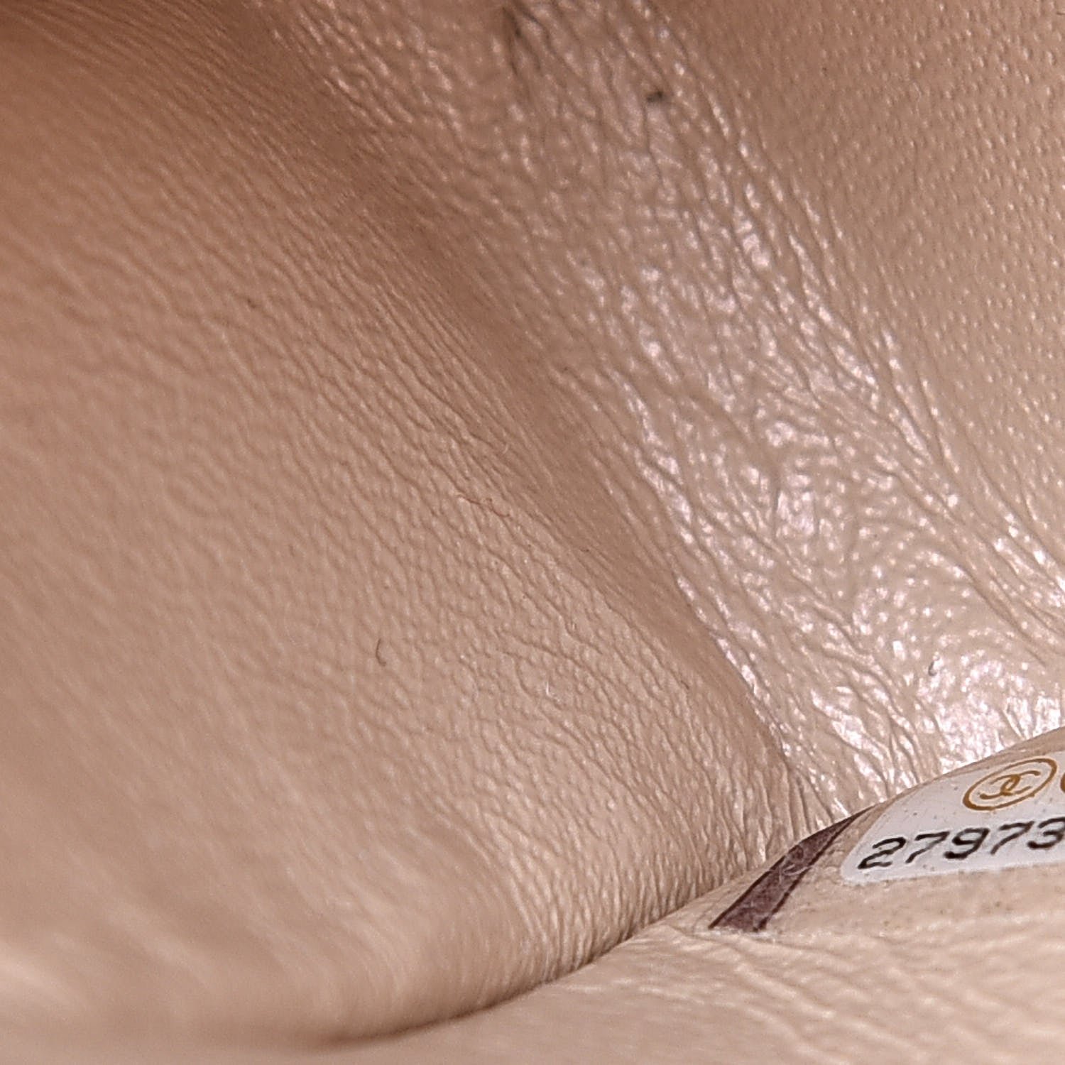 Chanel Iridescent Lambskin Quilted Medium Double Flap Light Beige 7 of 12
