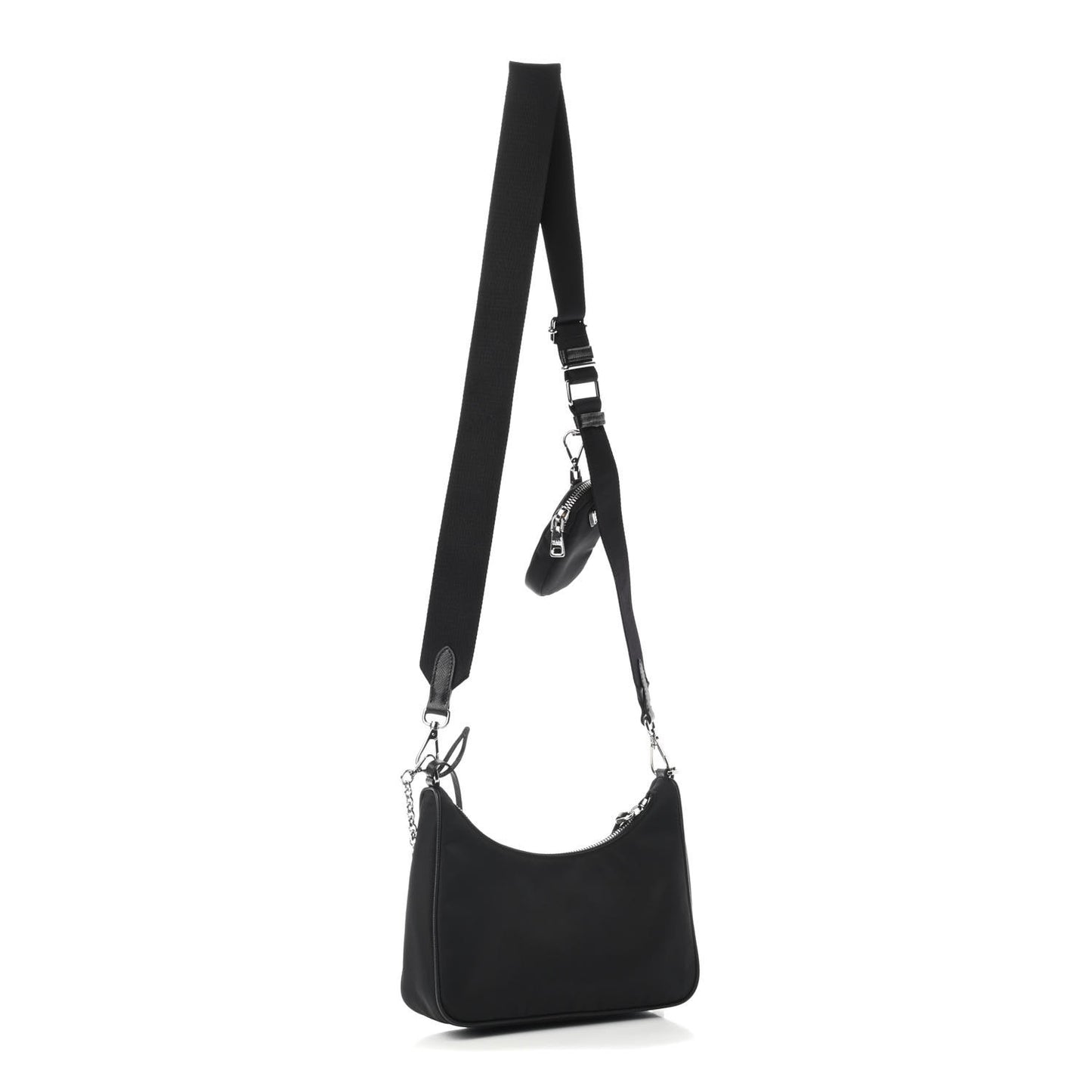 Nylon Re-Edition 2005 Shoulder Bag Black