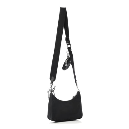 Prada Nylon Re-Edition 2005 Shoulder Bag Black 3 of 10