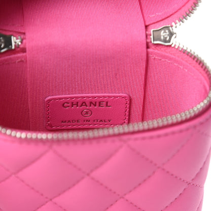 Chanel Lambskin Quilted Phone Holder With Chain Pink 8 of 10