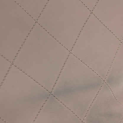 Chanel Calfskin Stitched Large Stripe Hobo Beige Black 11 of 13