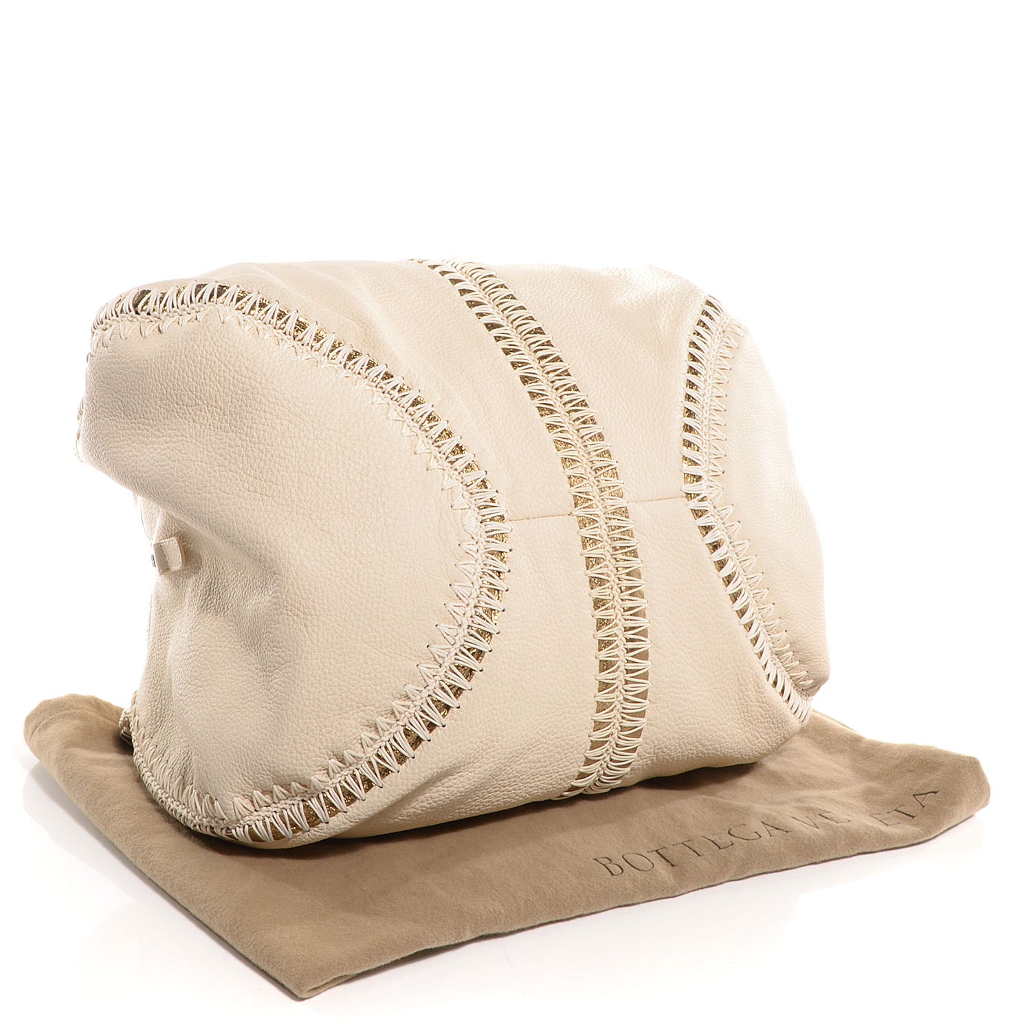 Bottega Veneta Cervo Uncinetto Bag Natural 4 of 8