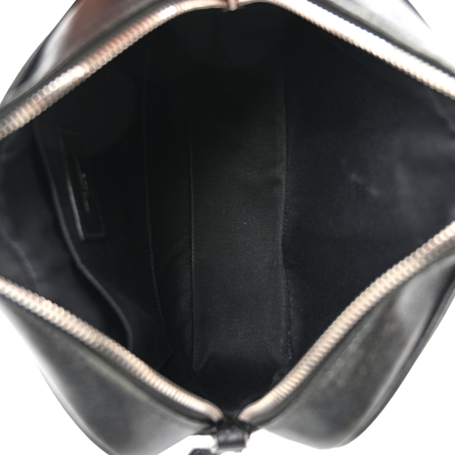Saint Laurent Grained Lambskin Monogram Lou Camera Bag Black 5 of 11