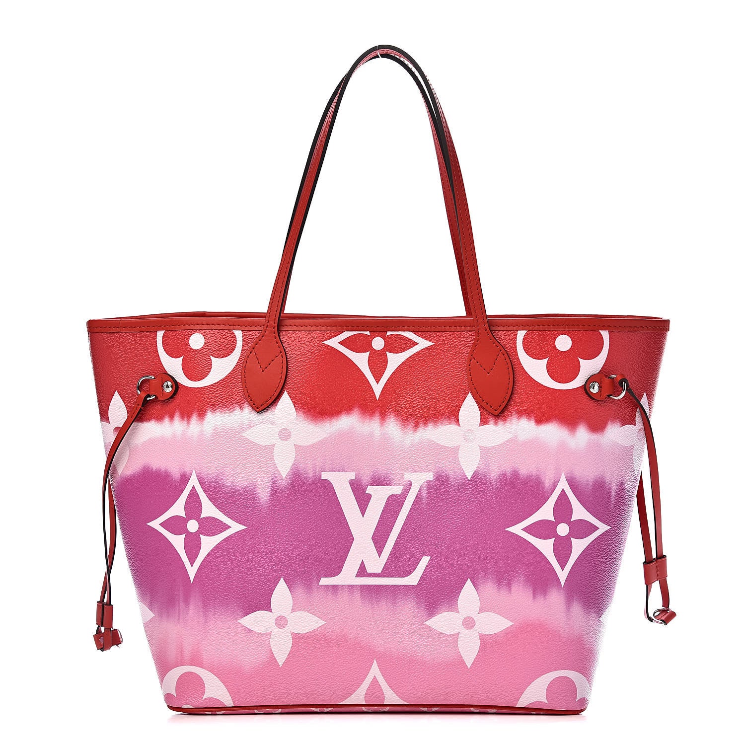 Louis Vuitton Monogram Escale Neverfull MM Rouge 1 of 12