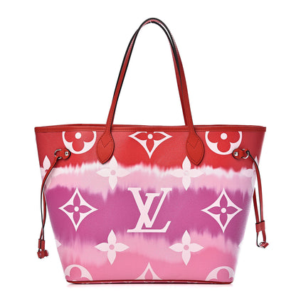 Louis Vuitton Monogram Escale Neverfull MM Rouge 1 of 12