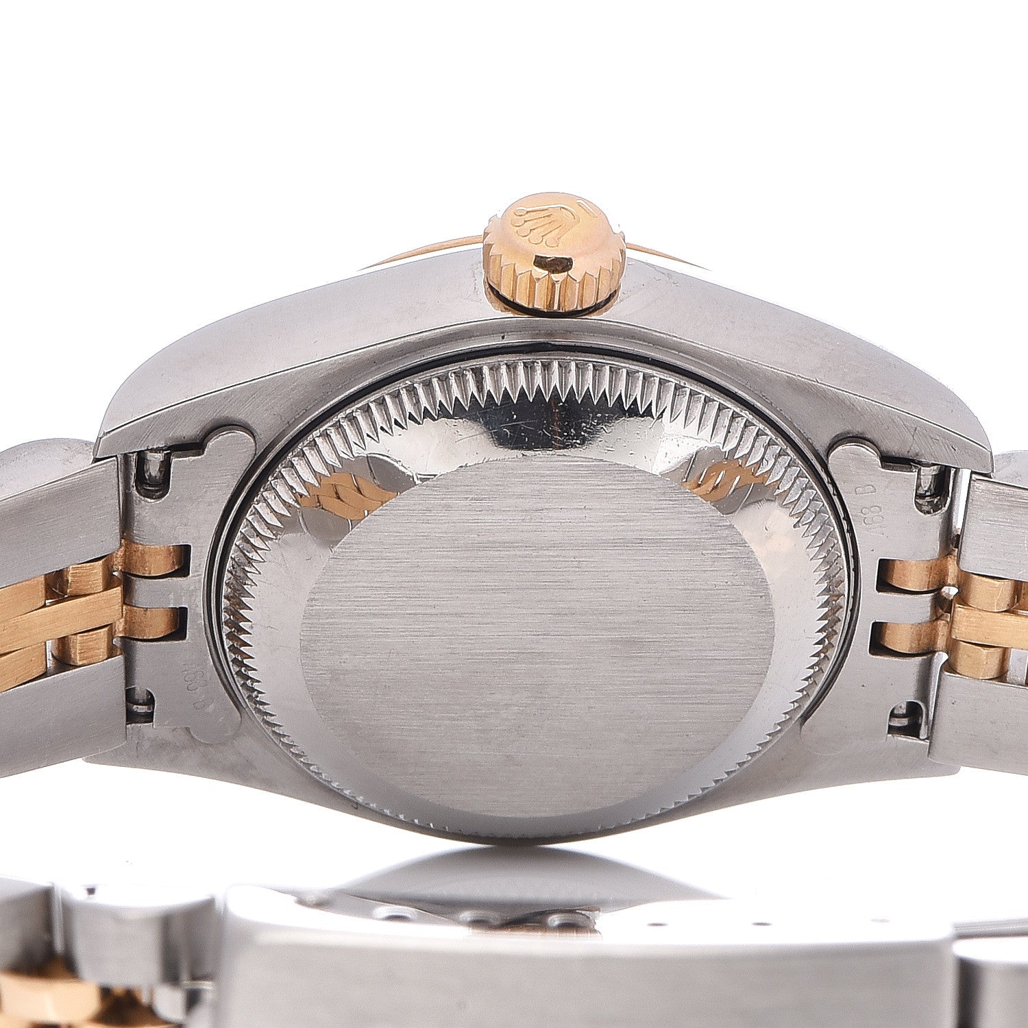 Rolex Stainless Steel 18K Yellow Gold Diamond 26mm Oyster Perpetual Datejust Watch Champagne Jubilee 179173 5 of 6