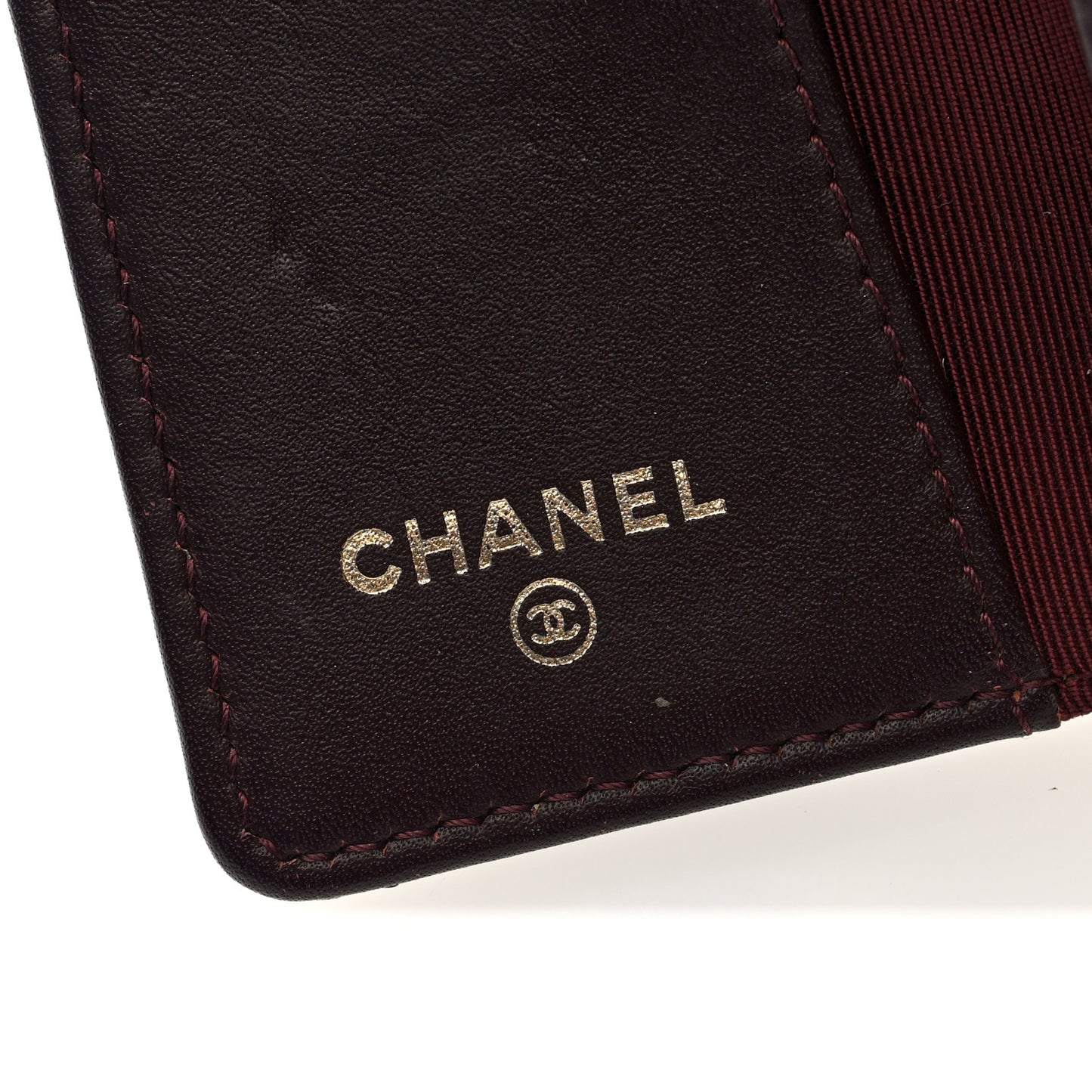 Caviar Quilted 6 Key Holder Black