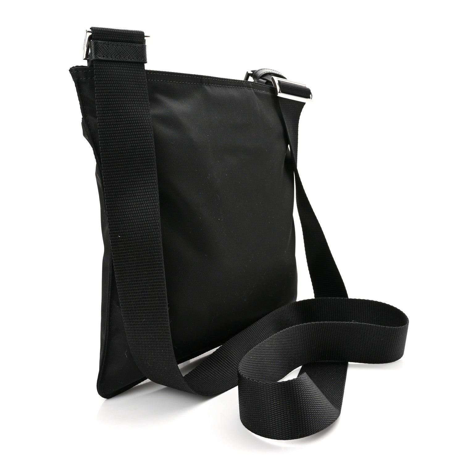 Prada Tessuto Nylon Crossbody Bag Black 3 of 9