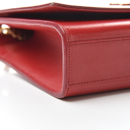 Saint Laurent Smooth Calfskin Medium Classic Monogram Kate Tassel Satchel Lipstick Red 10 of 23