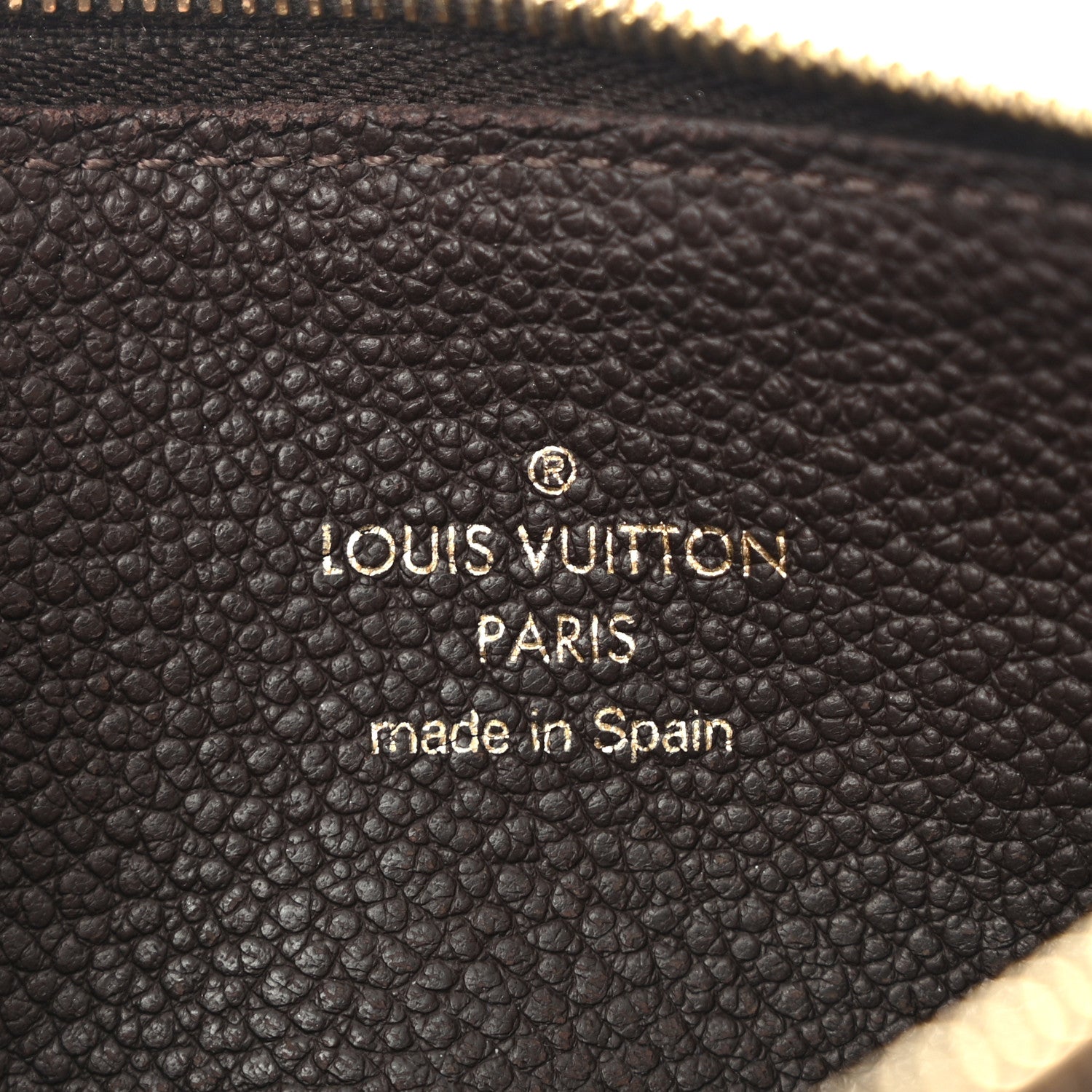 Louis Vuitton Empreinte Felicie Chain Wallet Zippered Insert Earth 6 of 8