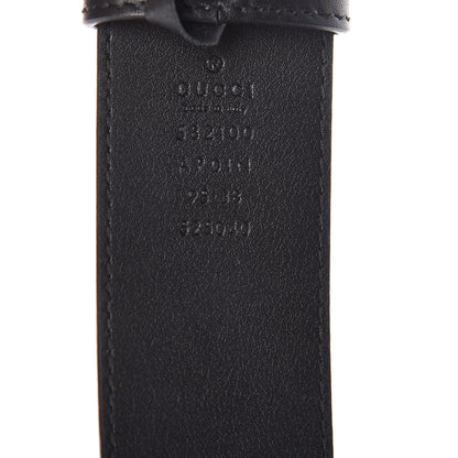 Gucci Calfskin Crystal Double G 40mm Belt 95 38 Black 4 of 7