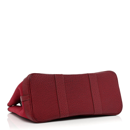 Hermes Toile Buffle Garden Party 30 TPM Rouge Imperial 4 of 11