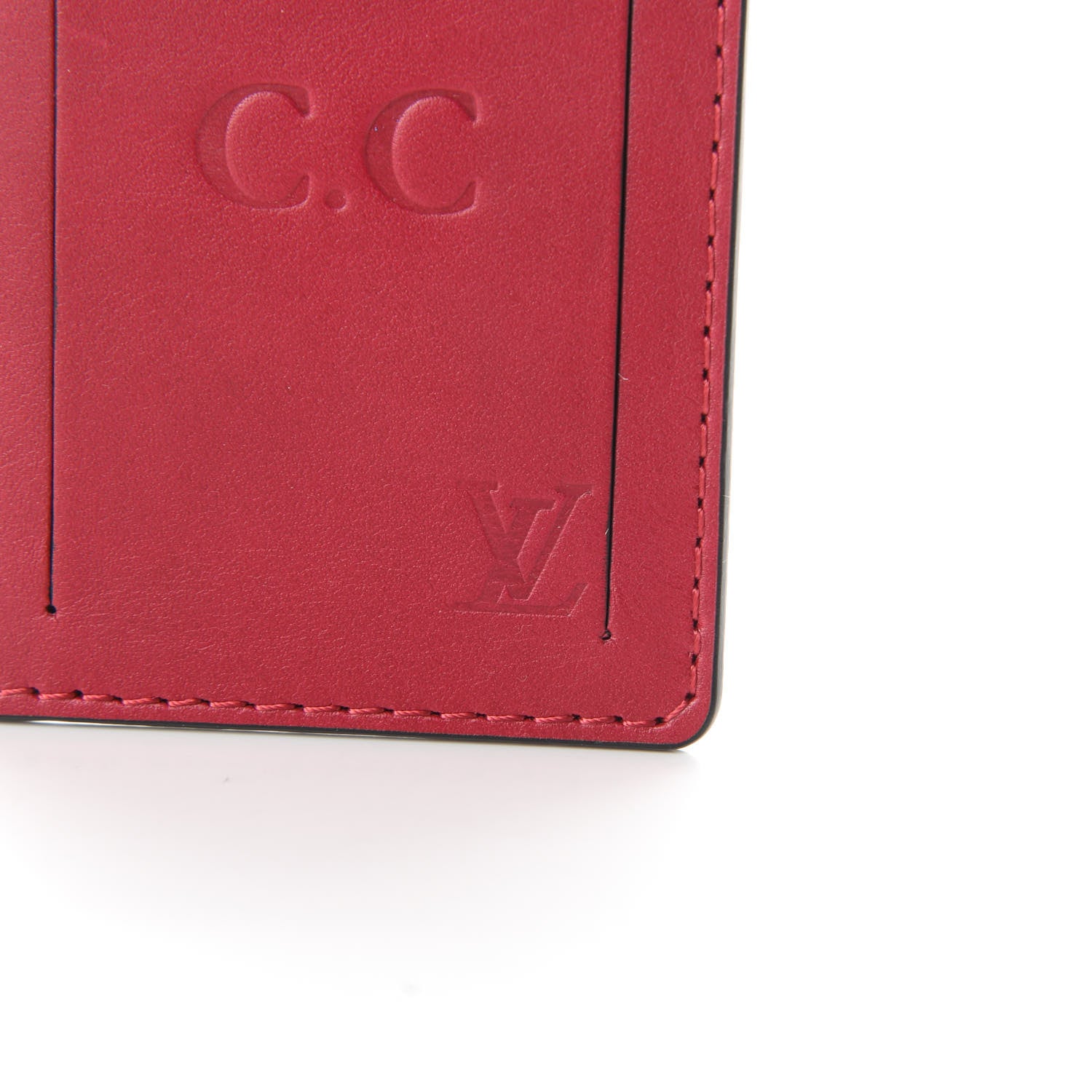 Louis Vuitton Calfskin Monogram Luggage Tag Fuchsia 4 of 5