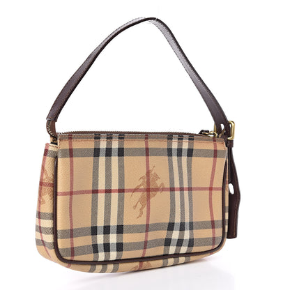 Burberry Haymarket Check Pochette Chocolate 3 of 10