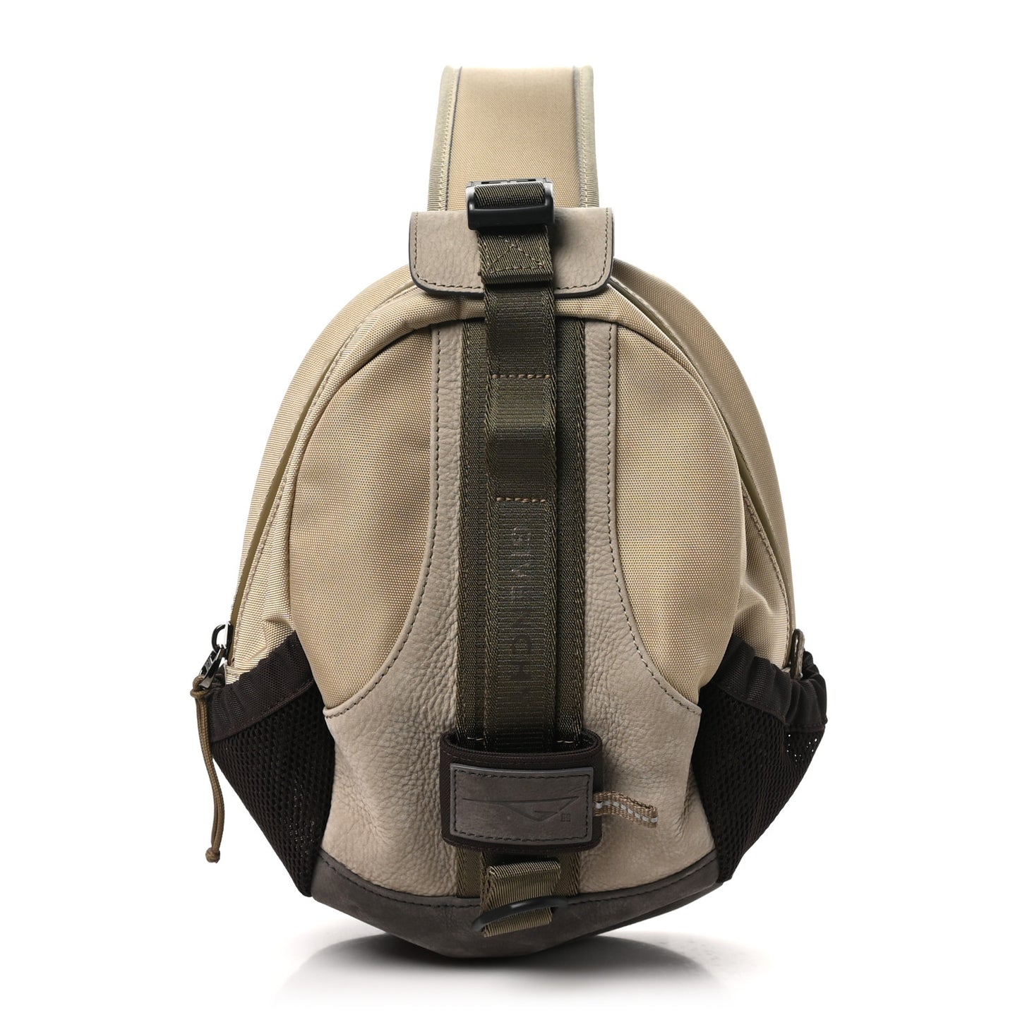 Nylon Nubuck G-Trail Small Sling Bag Taupe Anthracite Sand