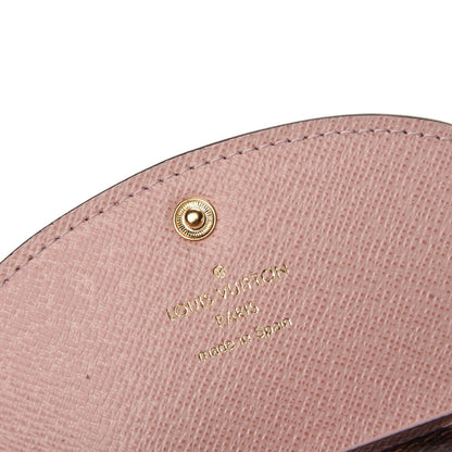 Louis Vuitton Damier Ebene Rosalie Coin Purse Rose Ballerine 5 of 7