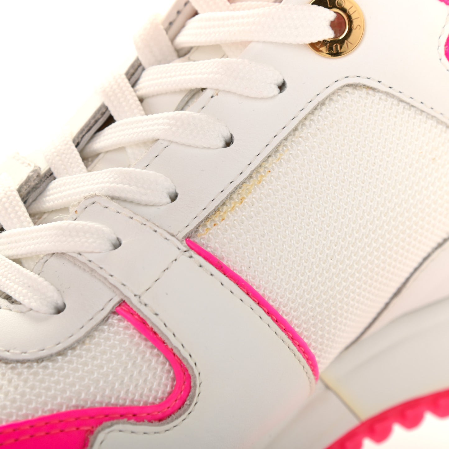 Calfskin Run Away Sneakers 36 Rose