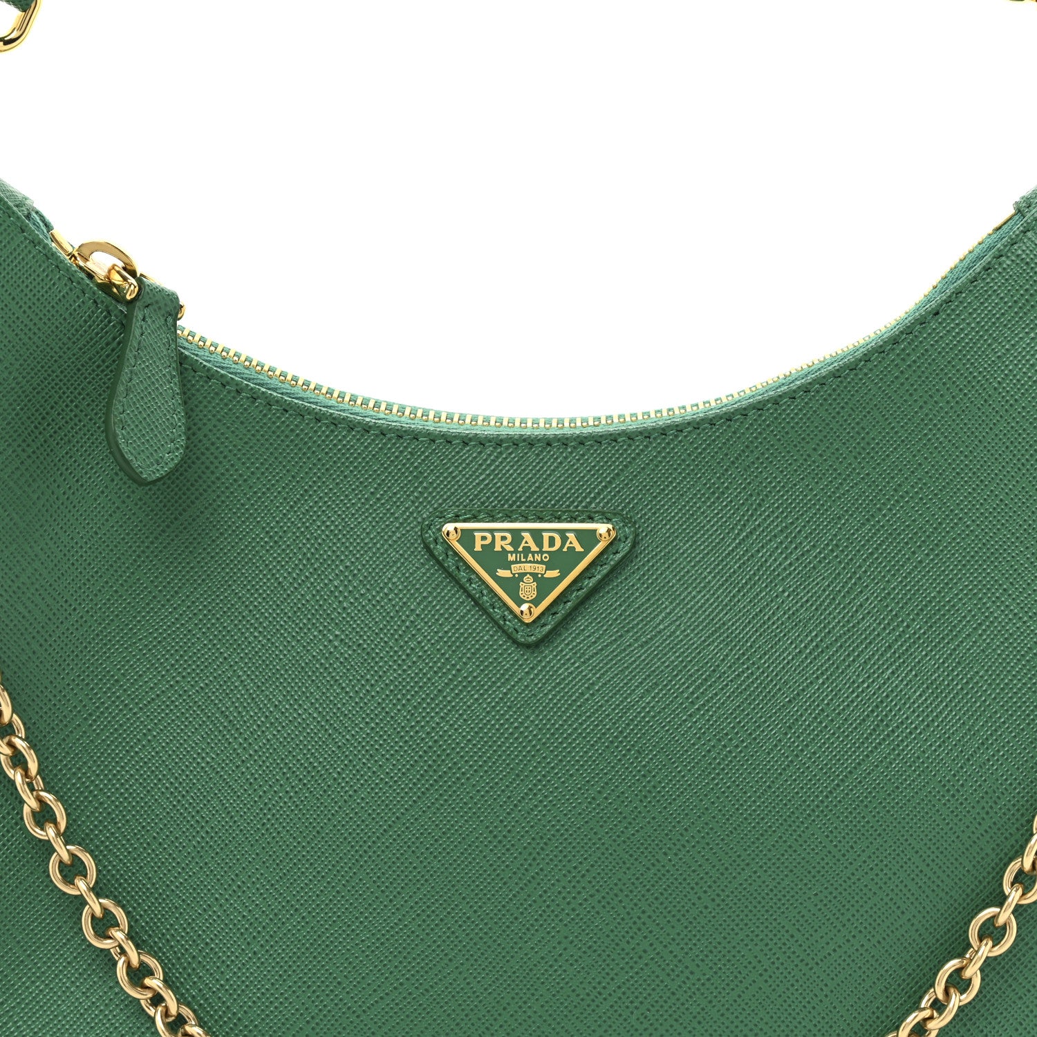 Prada Saffiano Lux Re-Edition 2005 Shoulder Bag Mango 7 of 10