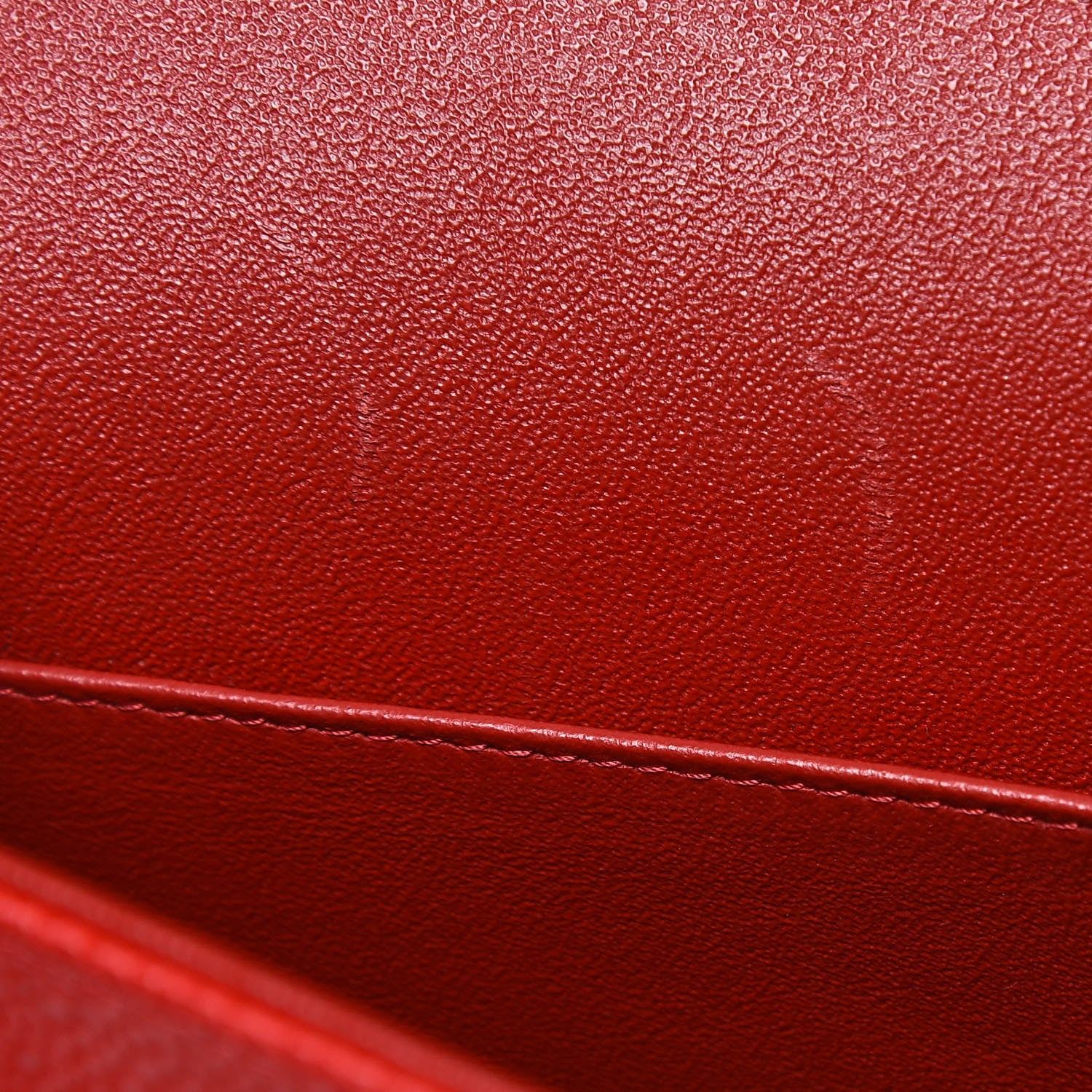 Chanel Caviar Quilted Jumbo Double Flap Red 11 of 12
