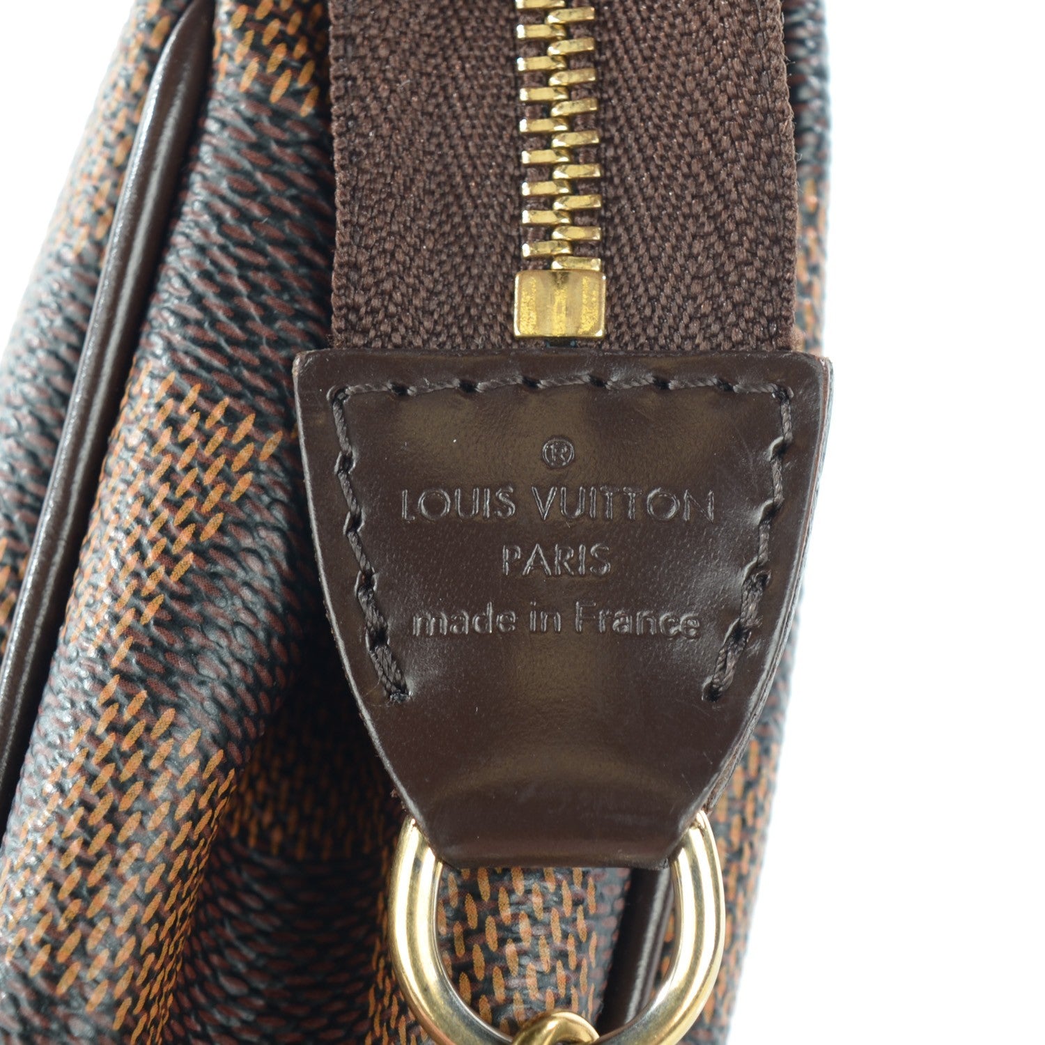 Louis Vuitton Damier Ebene Eva Clutch 6 of 7