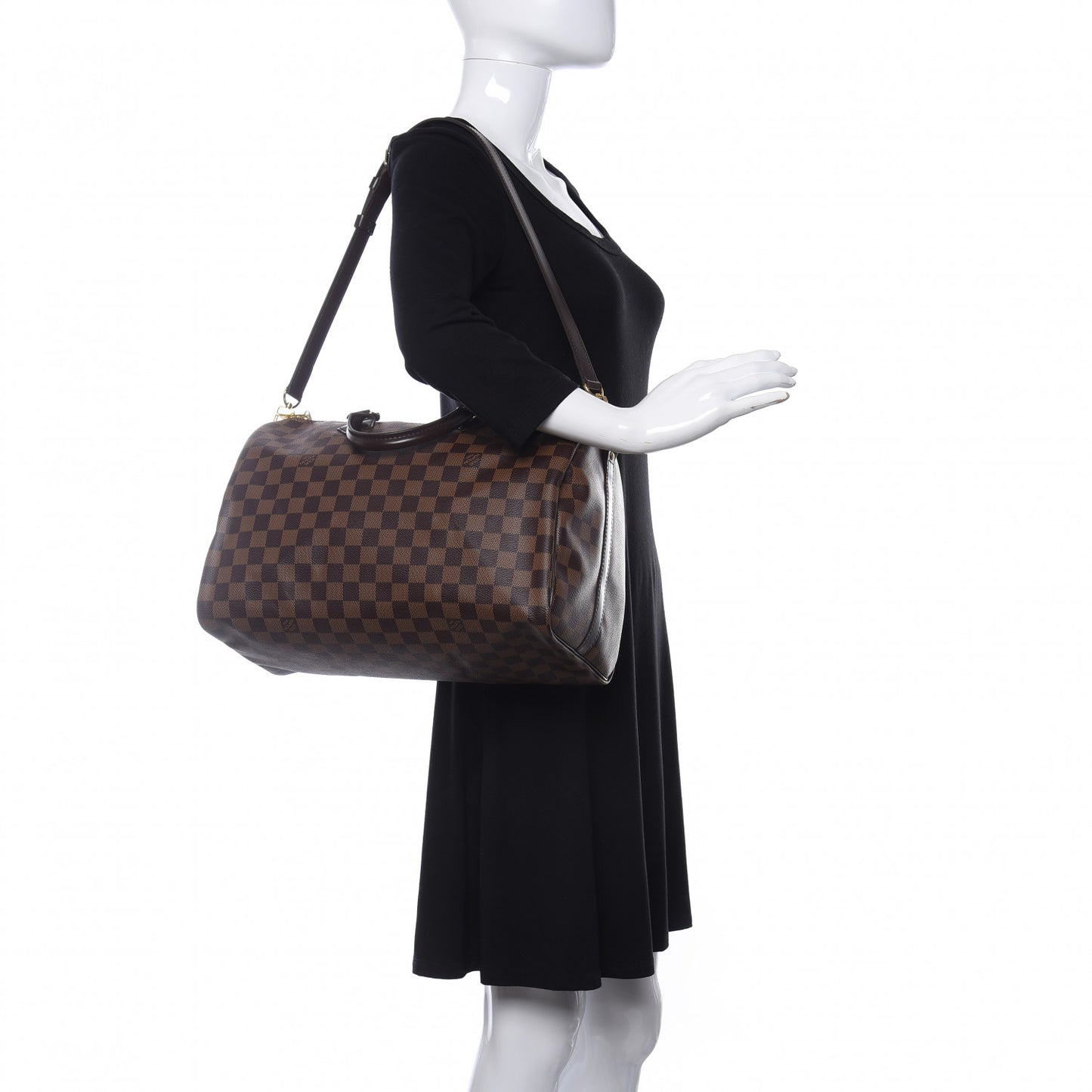 Damier Ebene Speedy Bandouliere 35
