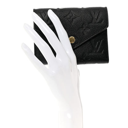 Louis Vuitton Empreinte Victorine Wallet Black 2 of 7