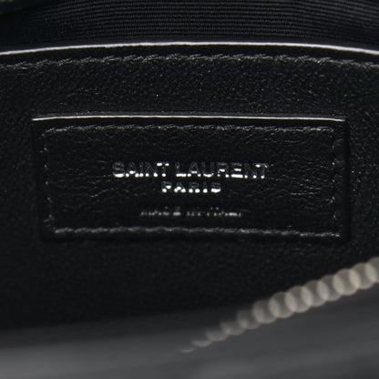 Saint Laurent Calfskin Y Quilted Monogram Small Loulou Chain Satchel Black 6 of 9