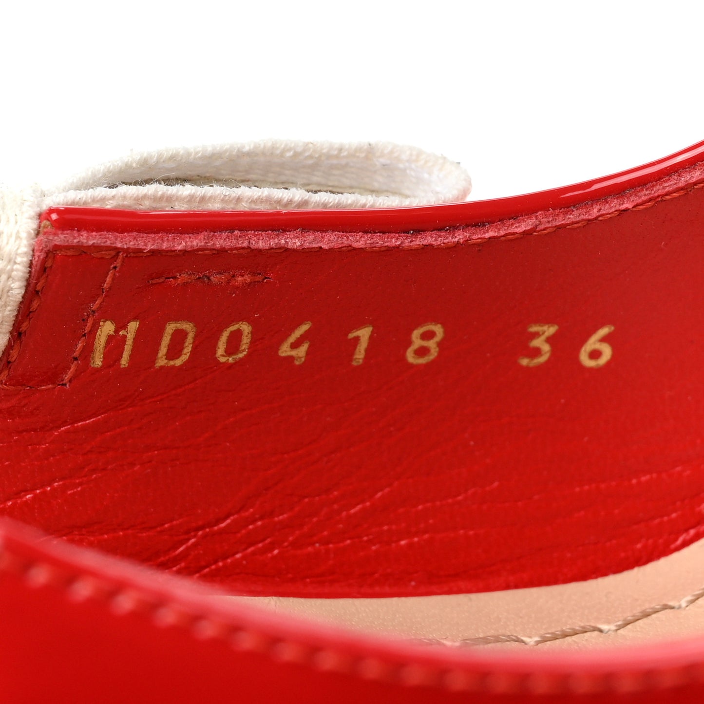 Patent Ribbon J'Adior Slingback 100mm Pumps 39 Red