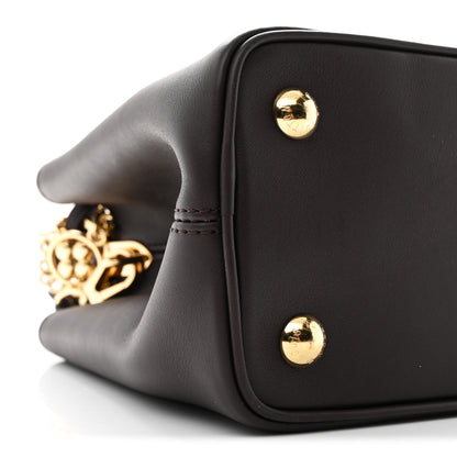 Louis Vuitton Smooth Calfskin Capucines MM Souple Chocolate 9 of 11