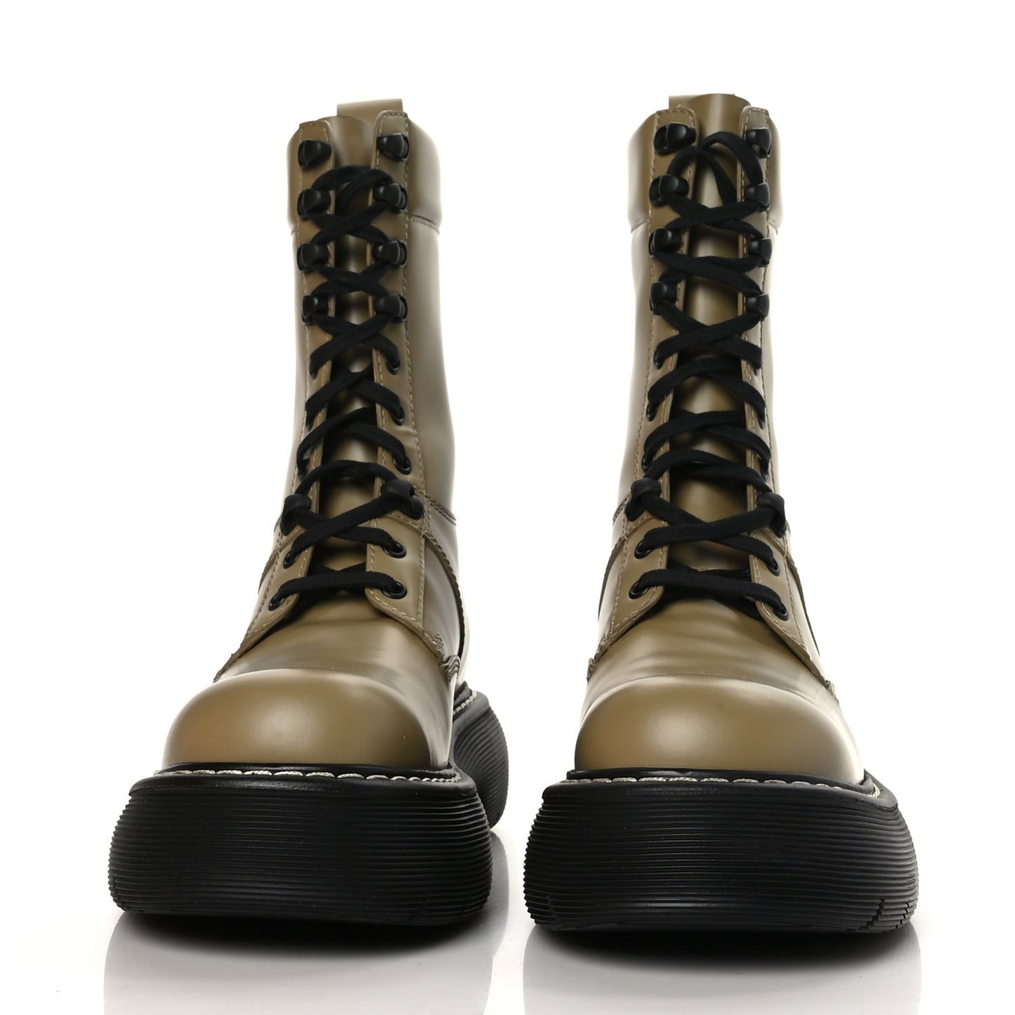 Calfskin The Swell Lace Up Boots 38.5 All Spice Black