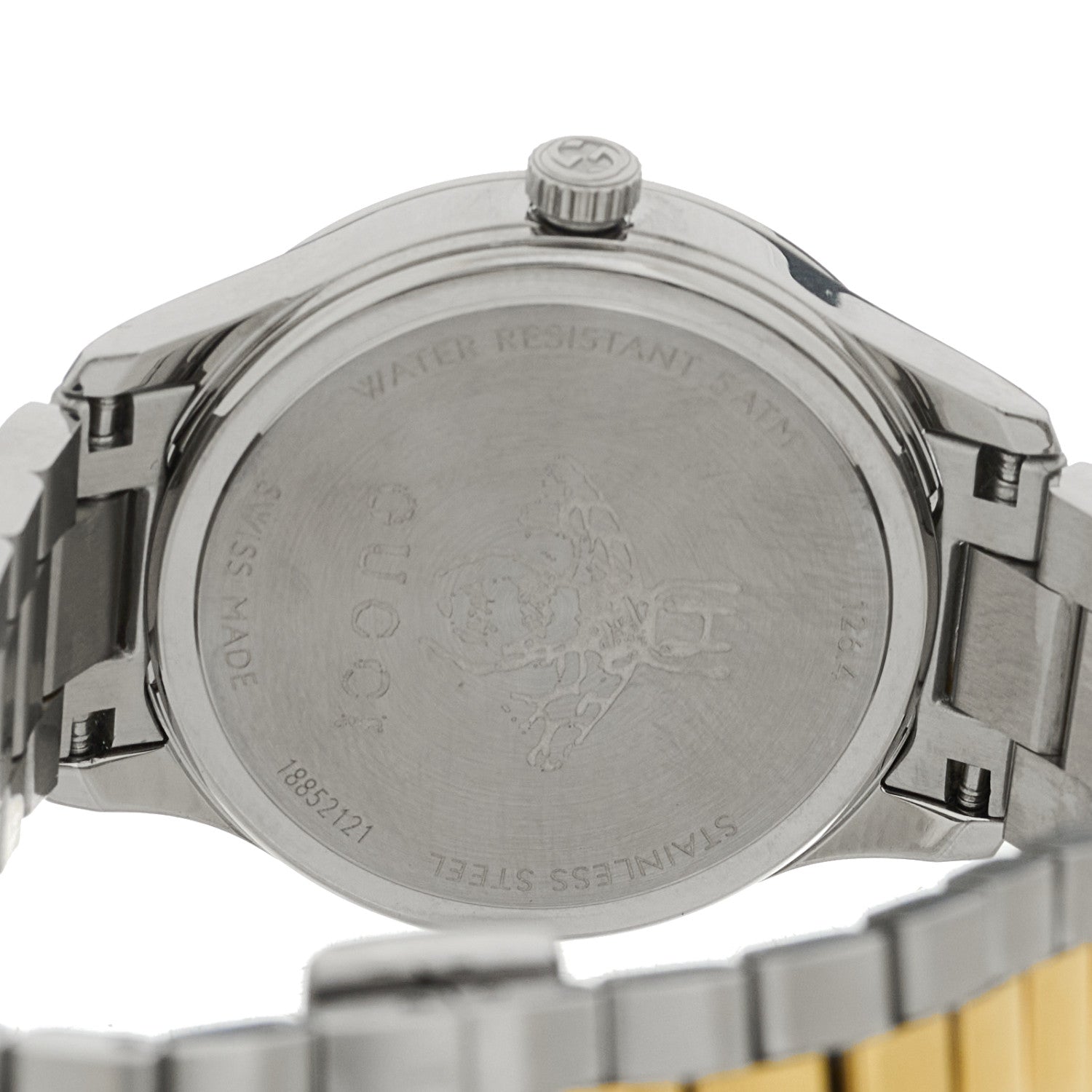 Gucci Stainless Steel Malachite 32mm G-Timeless Bee Quartz Watch