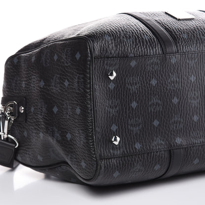 MCM Visetos Medium Traveler Weekender Duffle Bag Black 7 of 8