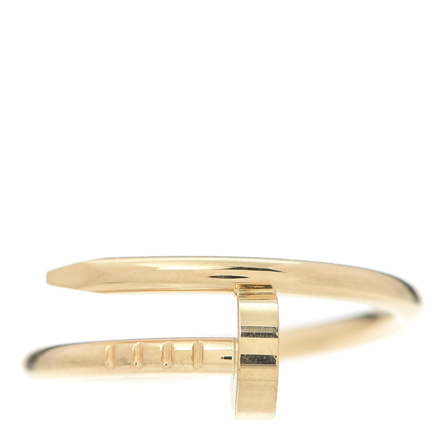 Cartier 18K Yellow Gold Small Juste Un Clou Ring 49 4.75 1 of 5