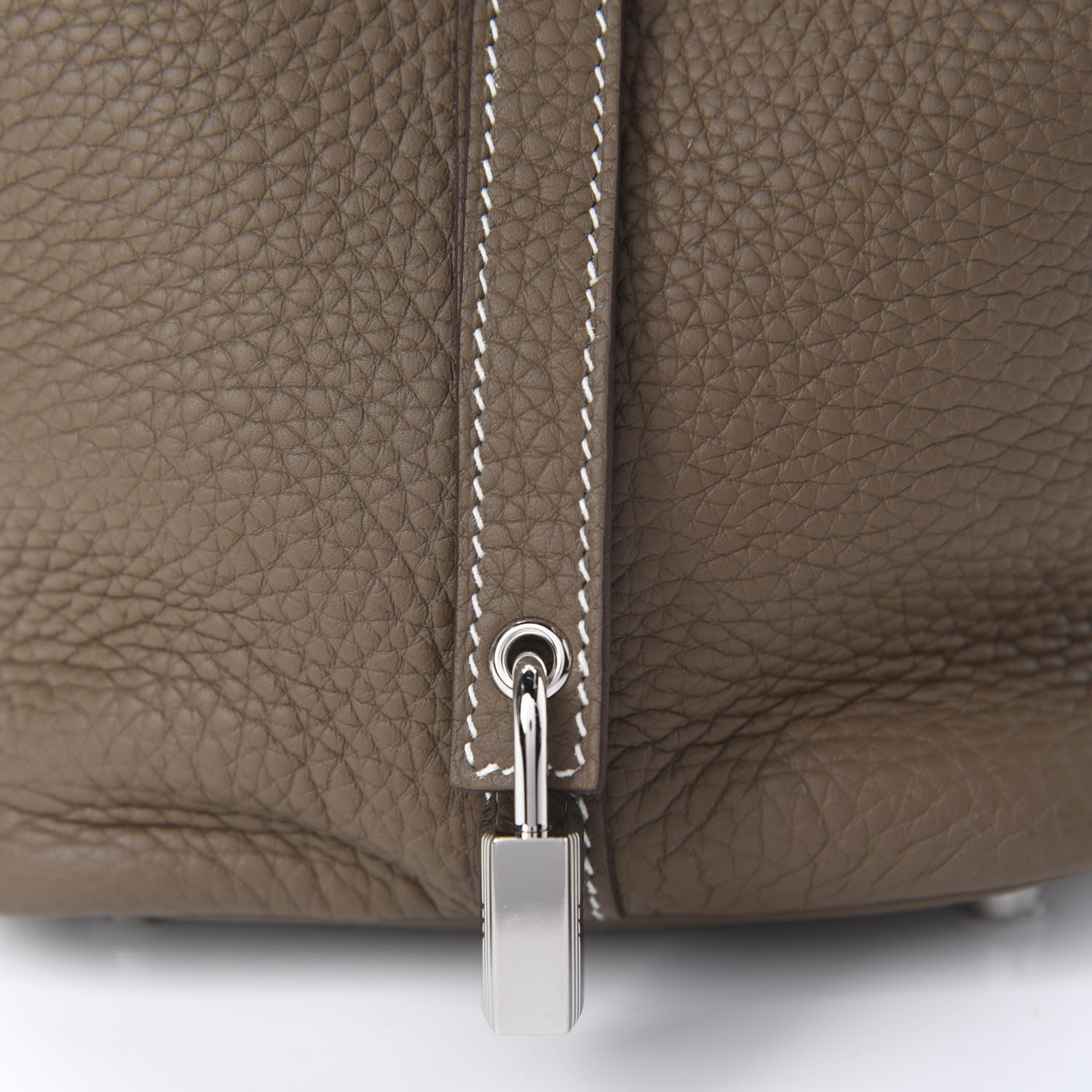 Hermes Taurillon Clemence Picotin Lock 18 PM Etoupe 10 of 10