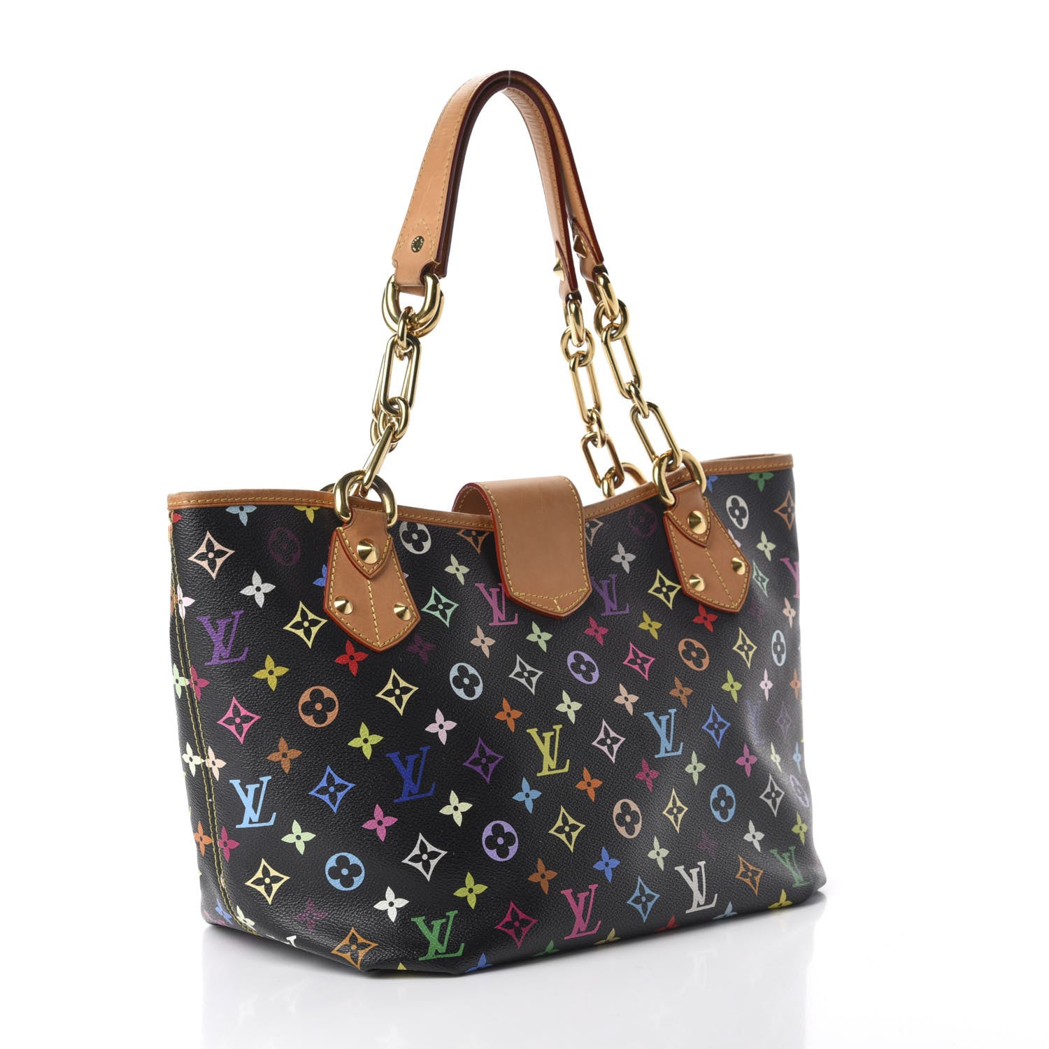 Louis Vuitton Monogram Multicolor Annie GM Black 3 of 10