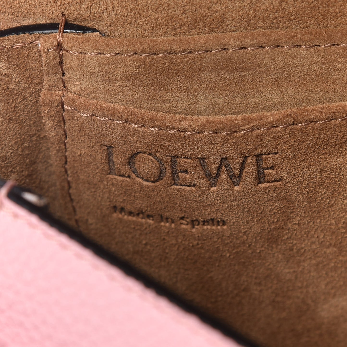 Grained Calfskin Mini Gate Crossbody Bag Pastel Pink