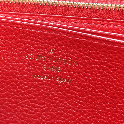 Louis Vuitton Empreinte Zippy Wallet Scarlet 8 of 9